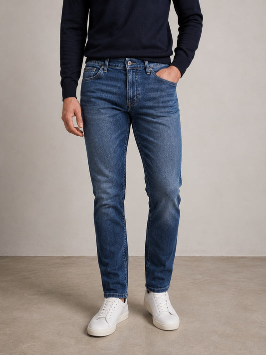 Jacob Cohen Bard Jeans-Medium Blue
