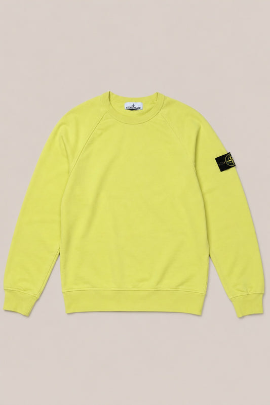Stone Island Herren Sweatshirt Felpa Gelb/Lime