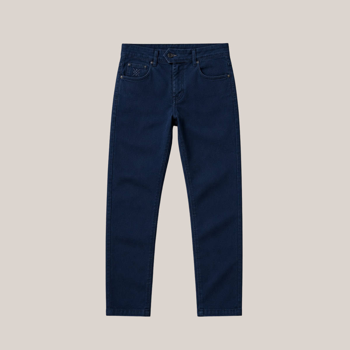 Ace Denim Paris AD02 Herren Jeans Midnight Blue/Brown