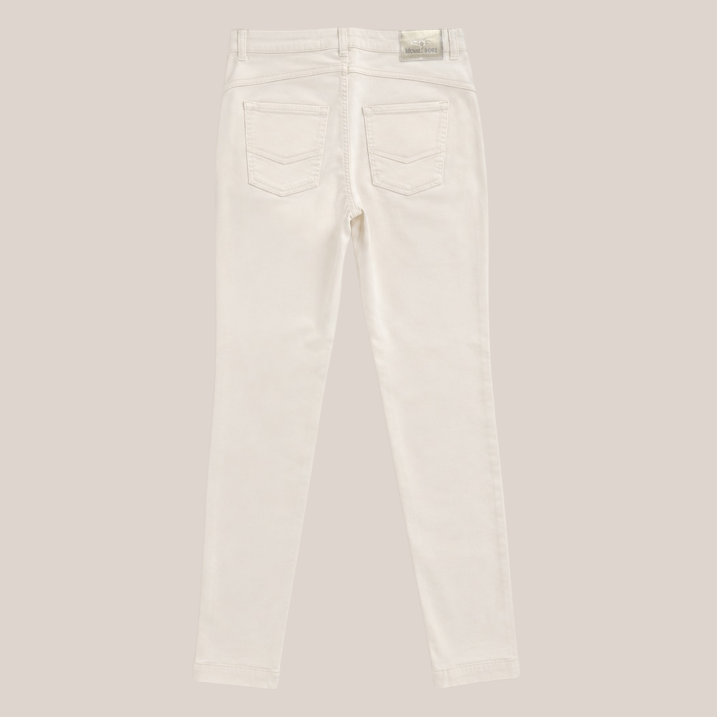 Marc Aurel Cape Town Damen Jeans in Dune – Slim Fit Hose in Cremeweiß mit Lyocell