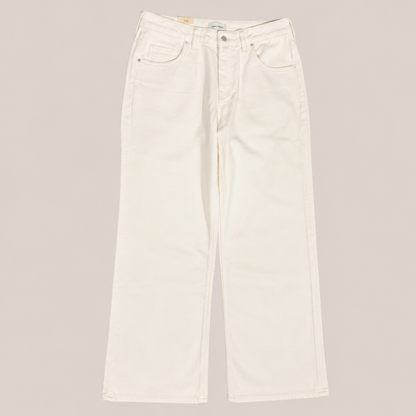 Fabienne Chapot Lazy Loose Damenjeans in Cremeweiß