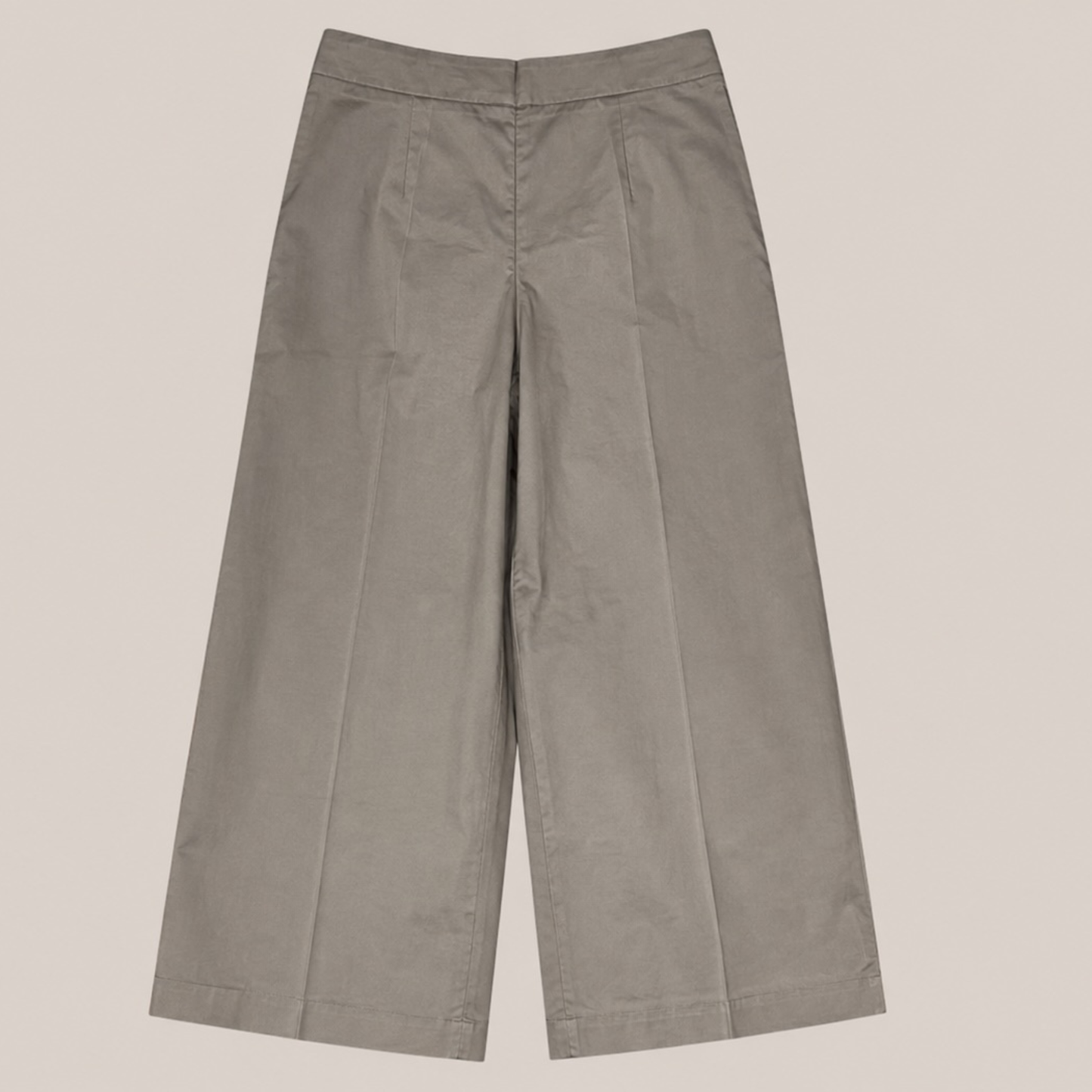 MEIMEIJ Damen Wide Leg Hose aus 100% Baumwolle – Made in Italy