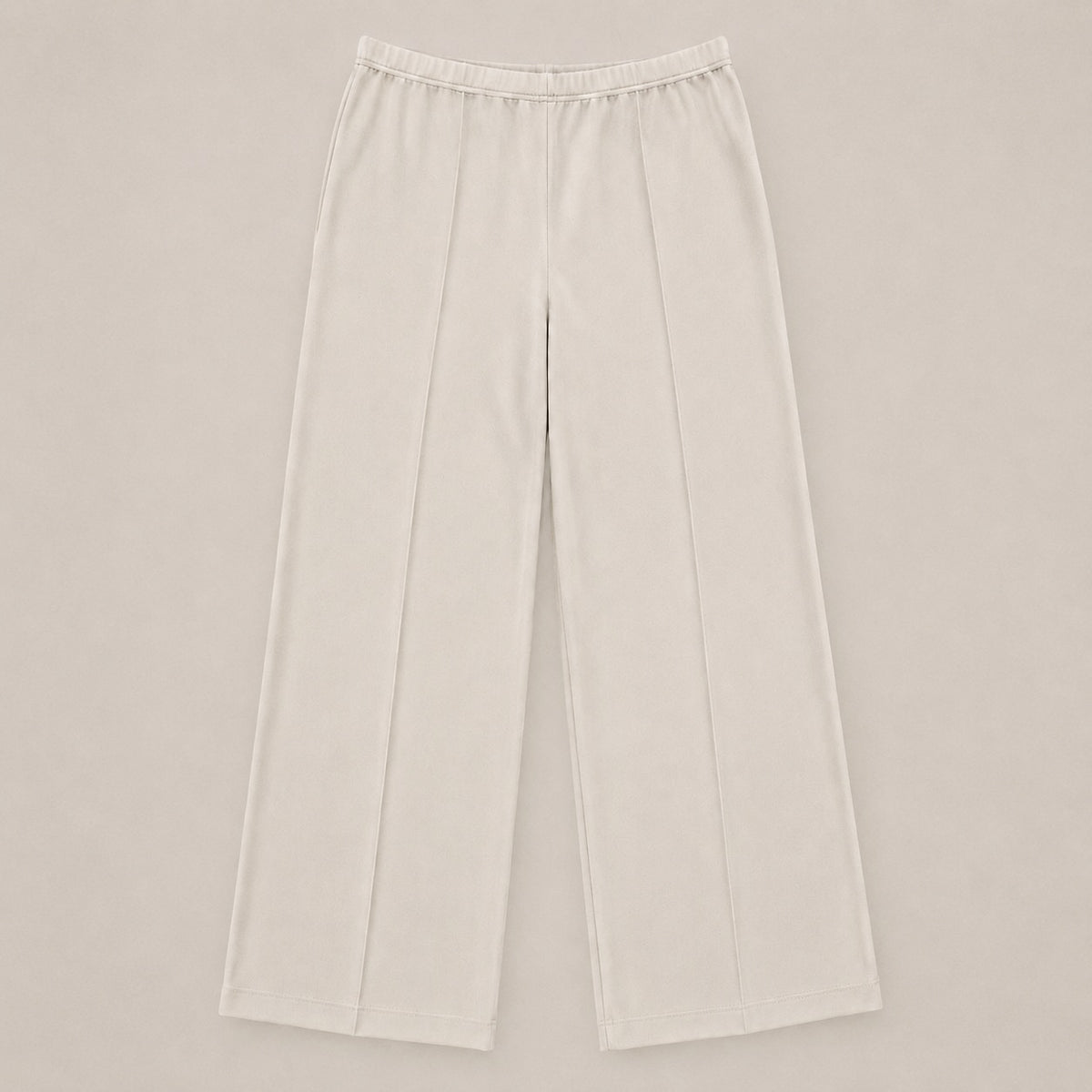 Gran Sasso Luxury Knit Hose Creme – Schurwolle & Kaschmir – Made in Italy