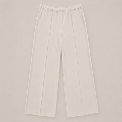 Gran Sasso Luxury Knit Hose Creme – Schurwolle & Kaschmir – Made in Italy