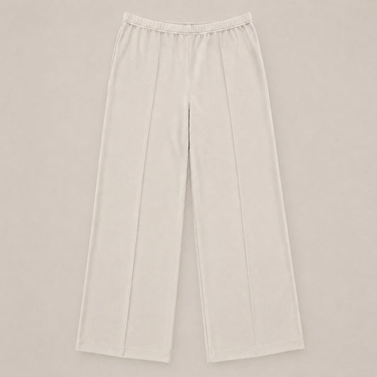 Gran Sasso Luxury Knit Hose Creme – Schurwolle & Kaschmir – Made in Italy