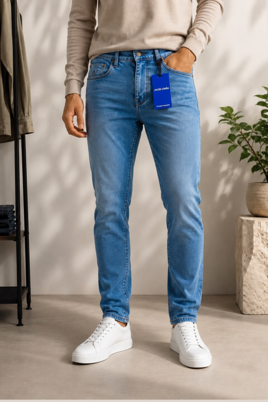 Jacob Cohën Bard Herren Jeans hellblau – JPE240637
