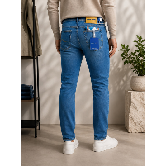 Jacob Cohën Bard Herren Jeans hellblau – JPE240637
