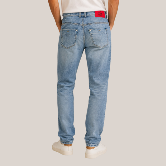 Ace Denim Paris Cowboy Herren Jeans Extra Bleach