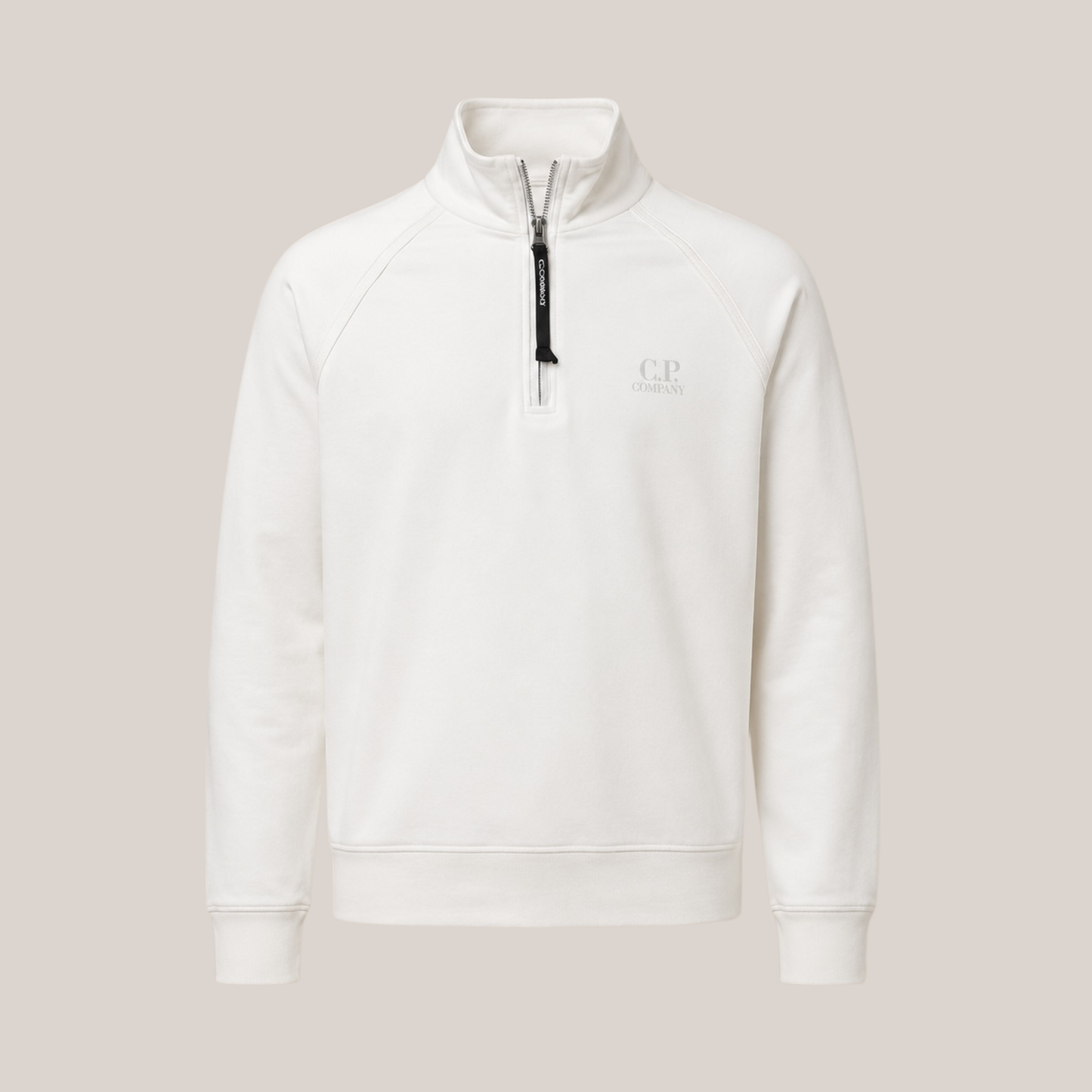 C.P. Company Logo Half Zip Sweatshirt