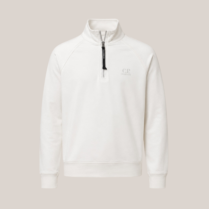 C.P. Company Logo Half Zip Sweatshirt
