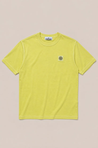 Stone Island Herren T-Shirt Gelb
