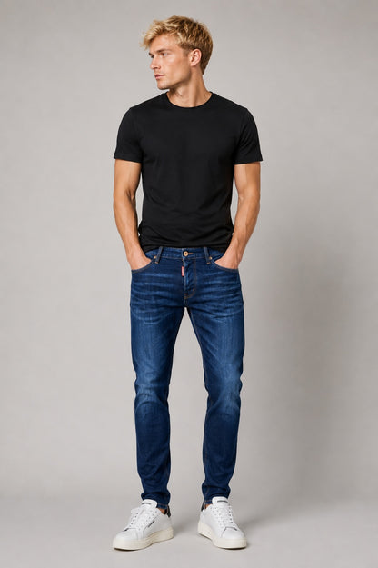 DSQUARED2 Teddy Jean Herren – Dark Blue Denim