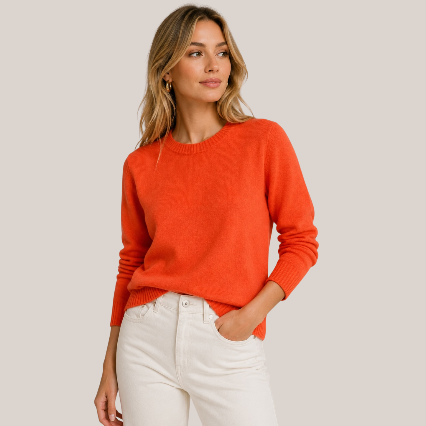 Ace Denim Paris Wool Round Orange