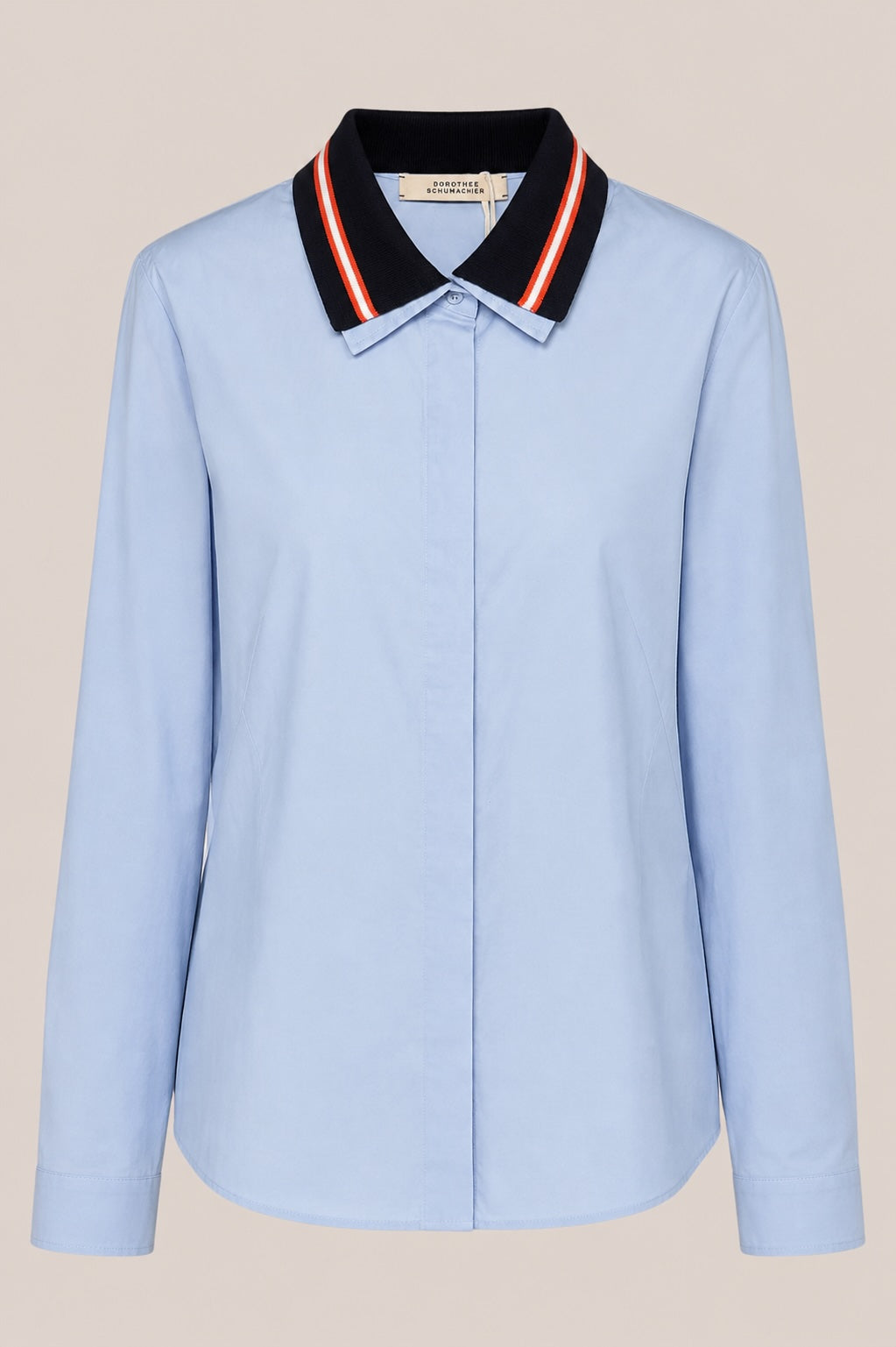 Dorothee Schumacher Powerful Ease Bluse – Oxford Blue