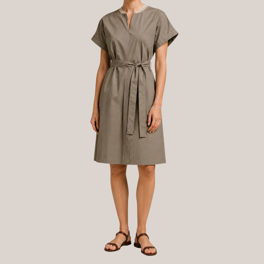 Gran Sasso Cotton Belt Dress