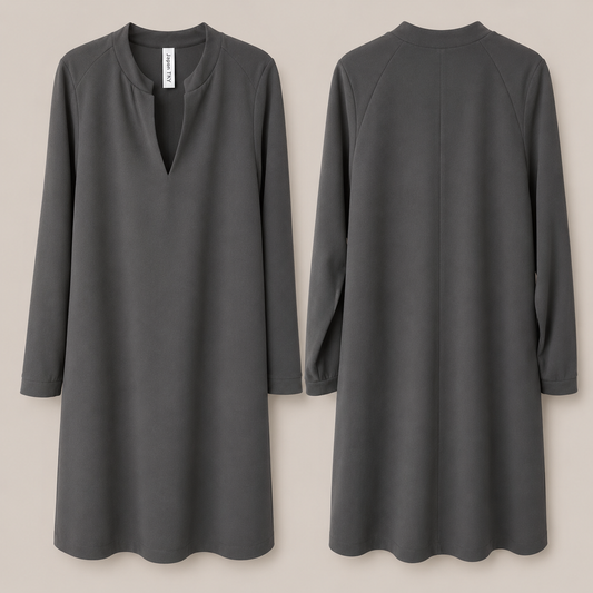 Japan TKY Damen Kleid Yukimi Deep Black
