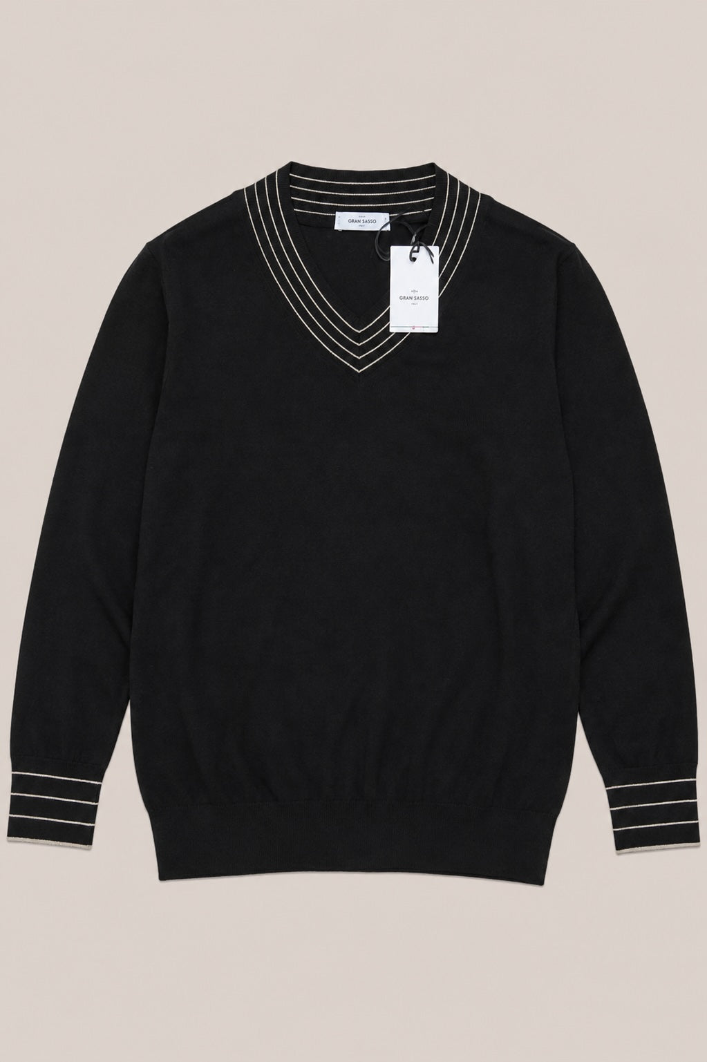 Gran Sasso Herren Pullover Schwarz